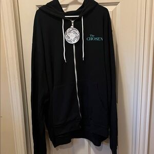 The Chosen Zip Up Black Hoodie